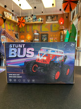 Load image into Gallery viewer, STUNT VEHICLE Stunt Bus Blue and Yellow Bus
