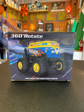 Load image into Gallery viewer, STUNT VEHICLE Stunt Bus Blue and Yellow Bus
