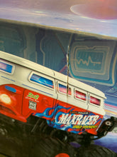Load image into Gallery viewer, STUNT VEHICLE Stunt Bus Blue and Yellow Bus
