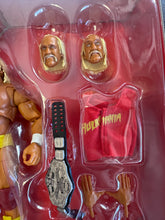 Load image into Gallery viewer, Mattel WWE Ultimate Hulk Hogan Hulkamania Preowned Figure

