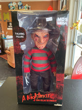 Load image into Gallery viewer, MDS MEGA MEZCO TOYZ A Nightmare On Elm Street Freddy Krueger Talking Figure Preowned
