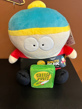 Load image into Gallery viewer, KIDROBOT South Park 16&quot; HugMe Vibrating Plush - Cartman with Cheesy Poofs
