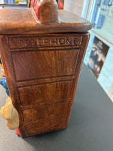 Load image into Gallery viewer, Superman Telephone Booth 1978 Cookie Jar
