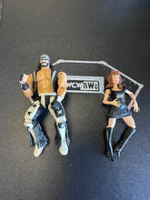 Load image into Gallery viewer, Toy Biz WCW/NWO “Power &amp; Beauty” Randy Savage &amp; Miss Elizabeth Preowned Figures
