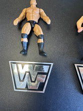 Load image into Gallery viewer, Jakks Pacific WrestleMania XV 2 Tuff 3 The Rock &amp; Owen Hart w/ Stands
