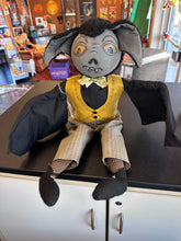 Load image into Gallery viewer, Galleria II Joe Spencer’s Gathered Traditions Gideon Bat Sitting Plush
