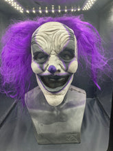 Load image into Gallery viewer, Oktober Studios Purple Carousel Clown Mask
