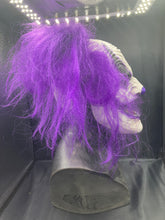 Load image into Gallery viewer, Oktober Studios Purple Carousel Clown Mask
