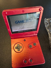 Load image into Gallery viewer, GAME BOY ADVANCE SP AGS-001 RED PREOWNED (READ DETAILS)
