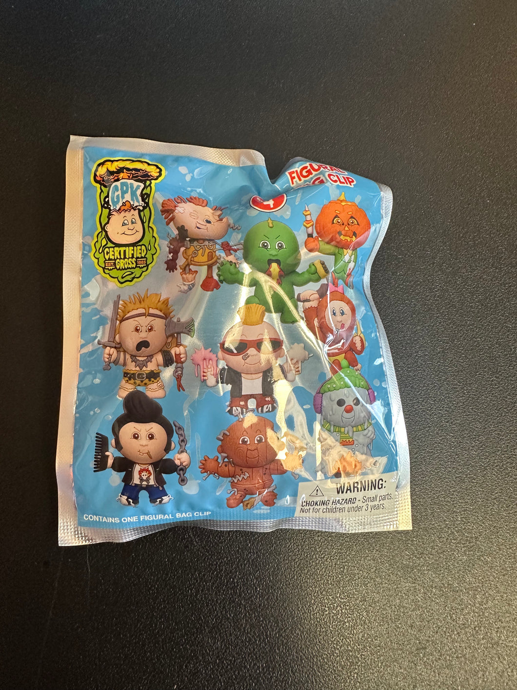 Garbage Pail Kids Ceritifed Gross Series 4 Mystery Figural Bag Clip Sealed