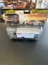 Load image into Gallery viewer, Hot Wheels Team Transport Audi S4 quattro &amp; Fleet Flyer #77
