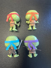 Load image into Gallery viewer, Funko TMNT Minis Set of 4 Figures Preowned
