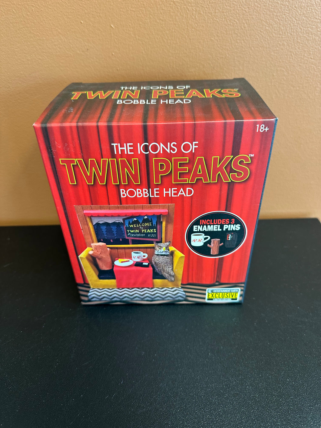 BifBangPow! The Icons of Twin Peaks Bobble Head with Pins EE LE 430/504