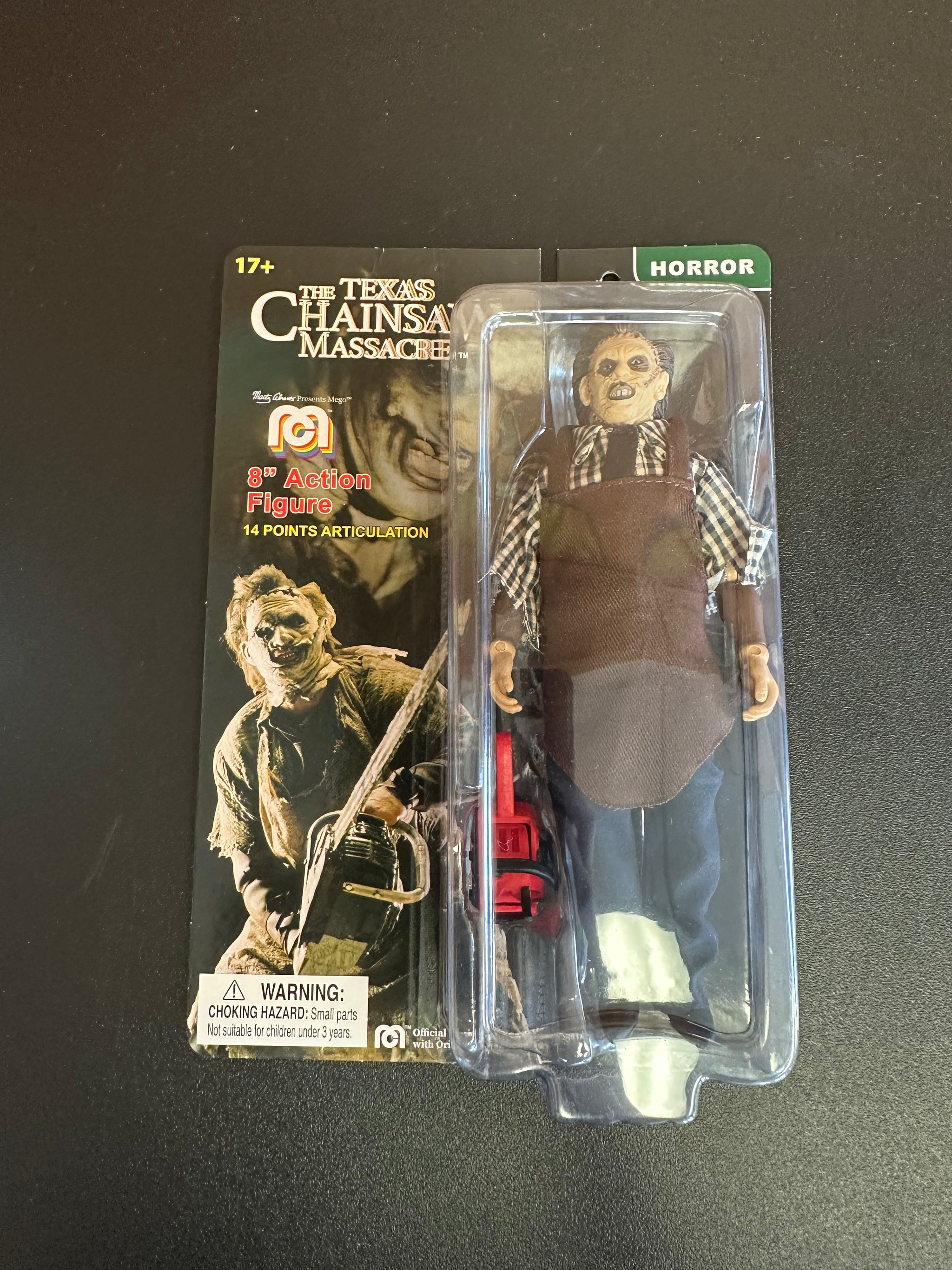 MEGO TEXAS CHAINSAW MASSACRE LEATHERFACE RED CHAINSAW 8