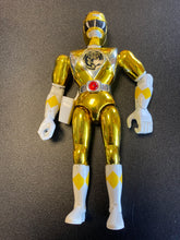 Load image into Gallery viewer, Bandai 1995 MMPR Metallic Yellow Ranger Movie Edition (no weapon)
