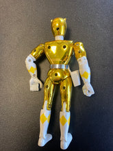 Load image into Gallery viewer, Bandai 1995 MMPR Metallic Yellow Ranger Movie Edition (no weapon)
