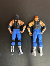 Load image into Gallery viewer, Mattel WWE Wrestling Battle Pack Series 47 Bret Hart &amp; Jim The Anvil Neidhart 2-Pack Loose Preowned Figures
