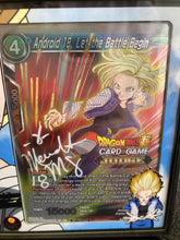 Load image into Gallery viewer, Dragonball Playing Card Android 18 Signed By Meredith McCoy
