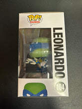 Load image into Gallery viewer, FUNKO POP POWER RANGERS TMNT LEONARDO 2022 SUMMER CONV 104
