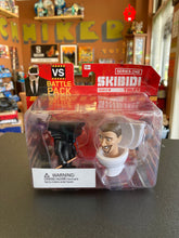 Load image into Gallery viewer, Bonkers Toy Co. Skibidi Toilet Battle Pack Series 1 Plungerman + Skibidi Toilet
