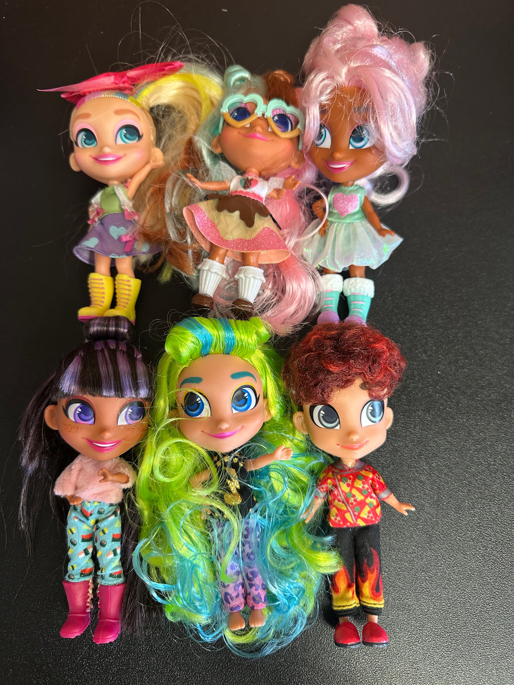 Hairdorables Set of 6 w/ Jo Jo Siwa PREOWNED
