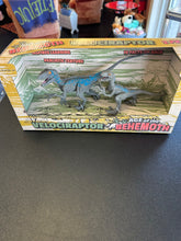 Load image into Gallery viewer, Playtek Age of Behemoth Velociraptor Gray Blue 2 Pack
