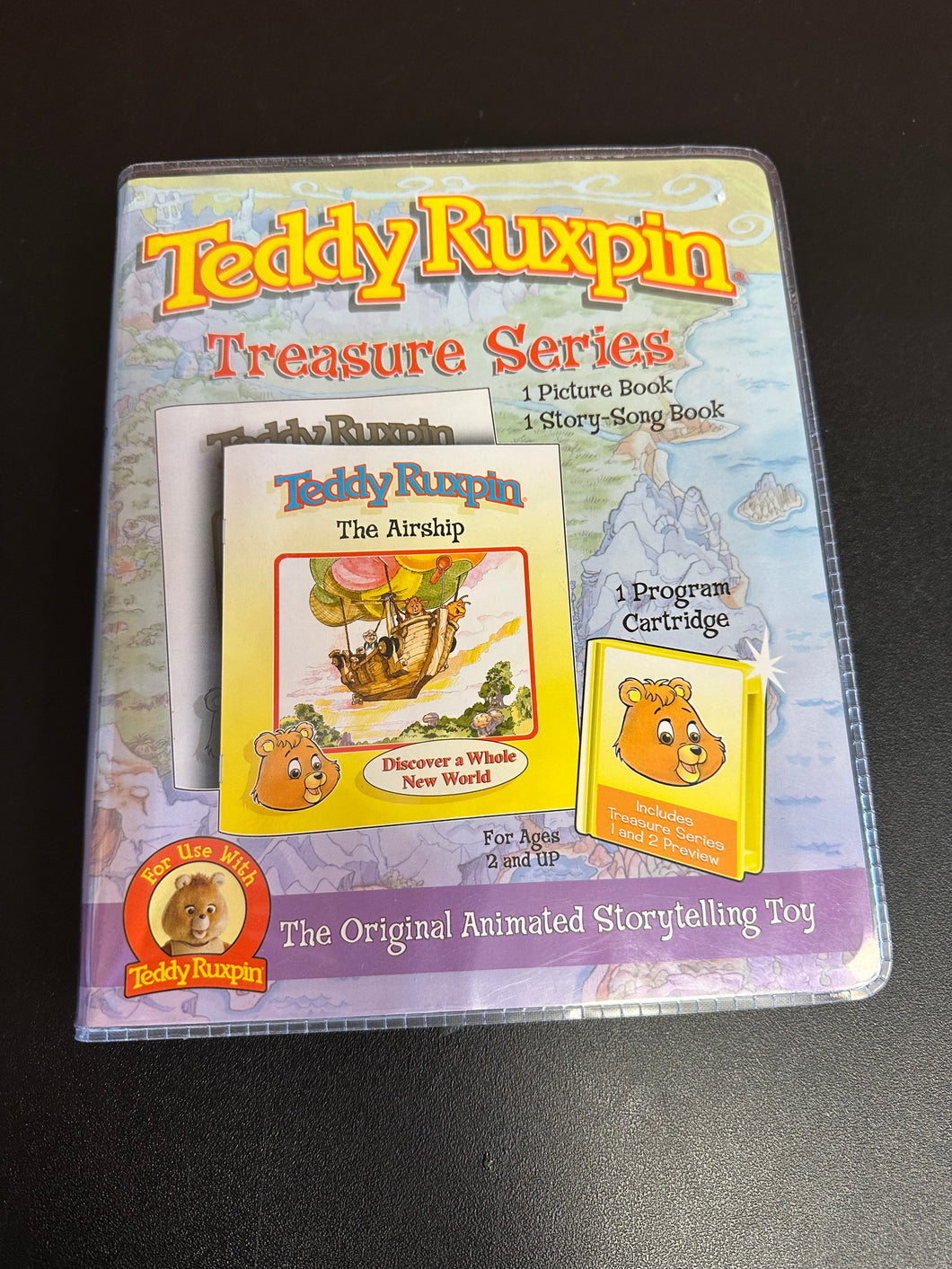Teddy Ruxpin Treasure Series The Airship Books with Cartridge