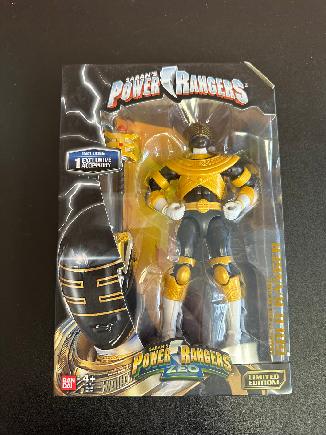 Bandai Saban’s Power Rangers Zeo Gold Ranger Legacy Figure