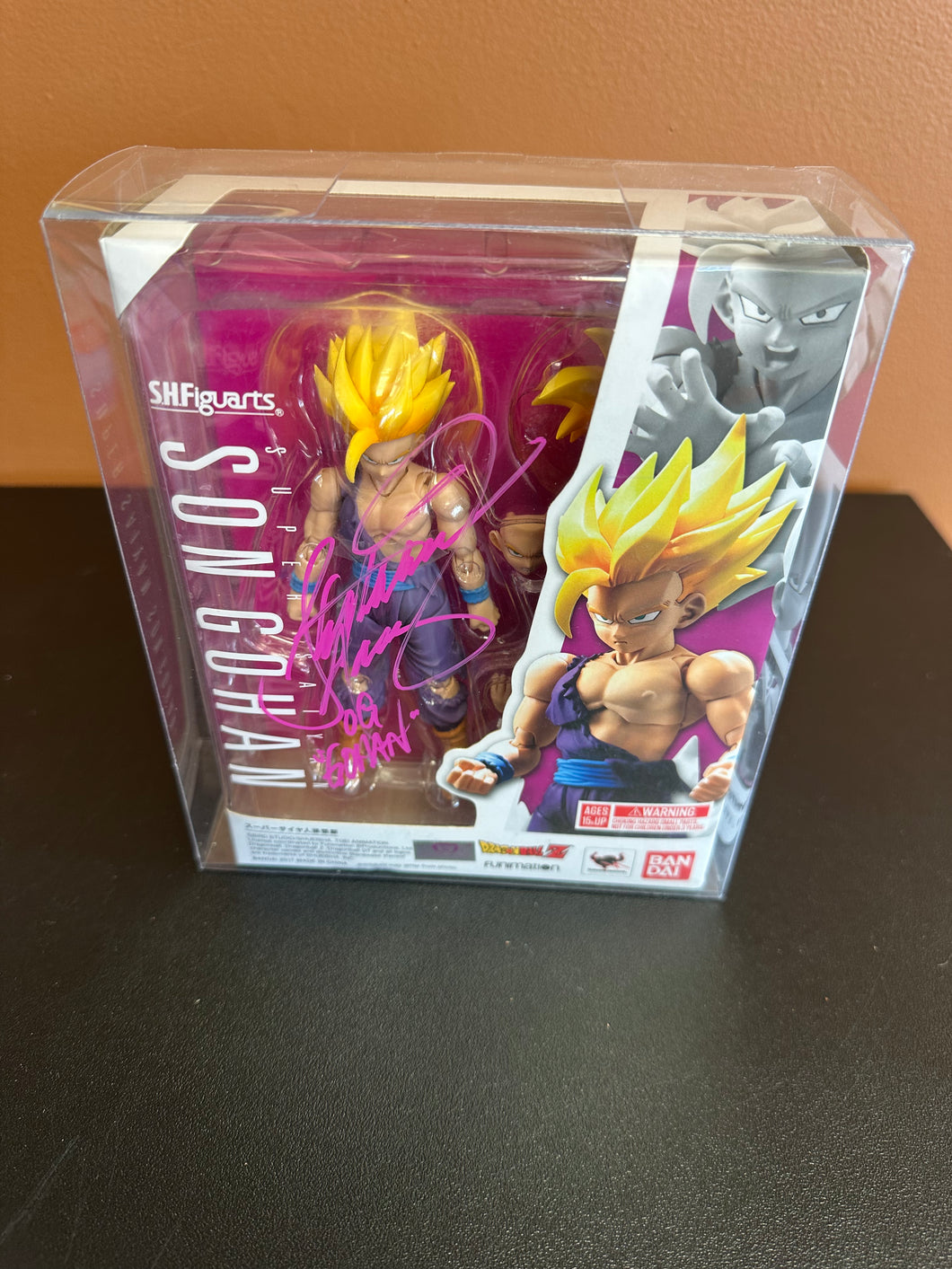 S.H.Figuarts DRAGONBALL Z SUPER SAIYAN SON GOHAN SIGNED STEPHANIE NADOLNY NO COA
