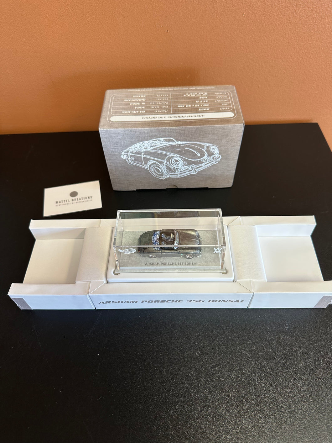 Hot Wheels Mattel Creations Arsham Porsche 356 Bonsai 1:64 Open Box