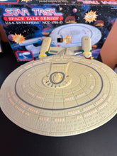 Load image into Gallery viewer, Playmates Star Trek Space Talk U.S.S. Enterprise NCC-1701-D Preowned Works
