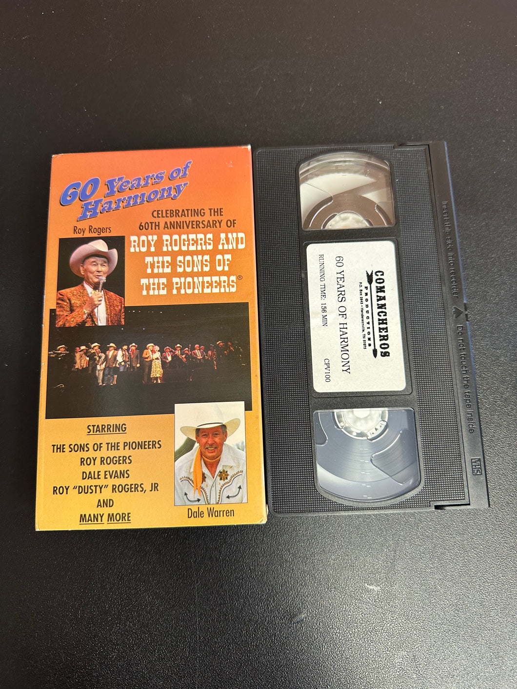 60 Years of Harmony Roy Rodgers Trigger Autograph Preowned VHS No COA