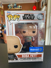 Load image into Gallery viewer, FUNKO POP Star Wars Boba Fett 490 Walmart Exclusive
