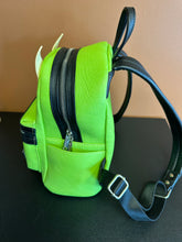 Load image into Gallery viewer, LOUNGEFLY DISNEY PIXAR MONSTERS INC MIKE WAZWOSKI MINI BACKPACK PREOWNED
