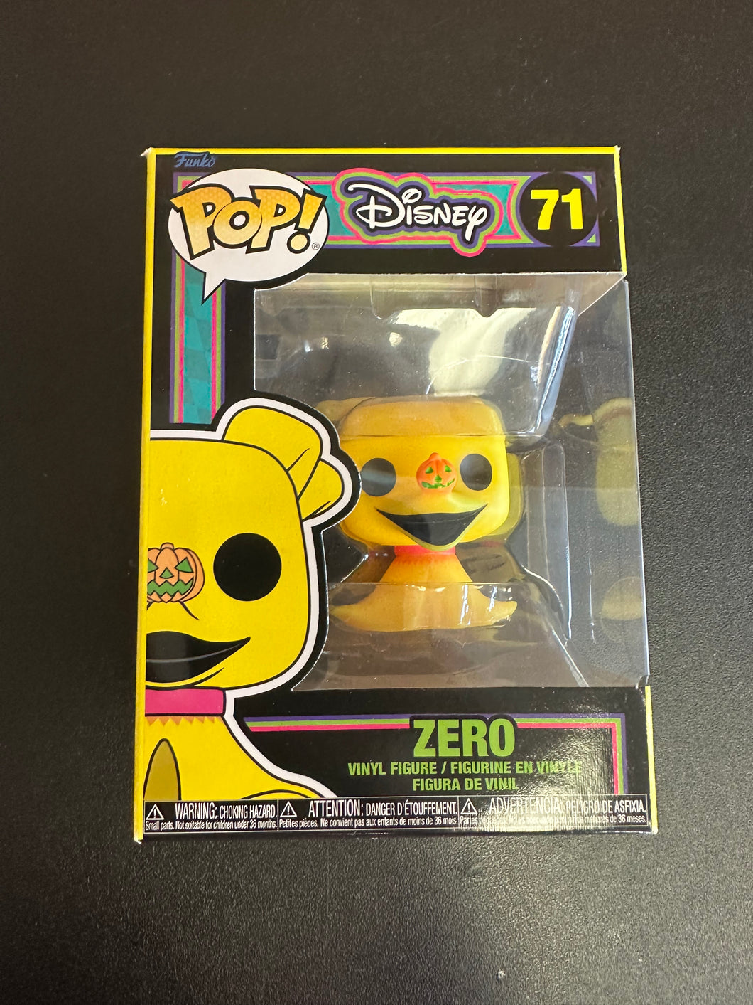 FUNKO POP NIGHTMARE BEFORE CHRISTMAS BLACKLIGHT ZERO 71