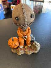 Load image into Gallery viewer, NECA Trick ‘r Treat Sam Sitting Bobblehead Preowned
