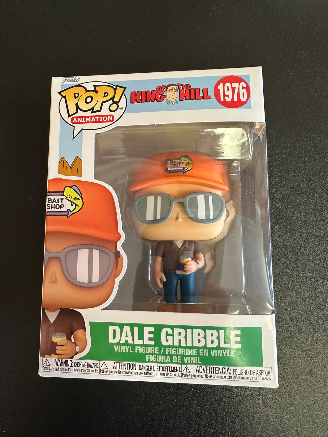 FUNKO POP KING OF THE HILL DALE GRIBBLE 1976