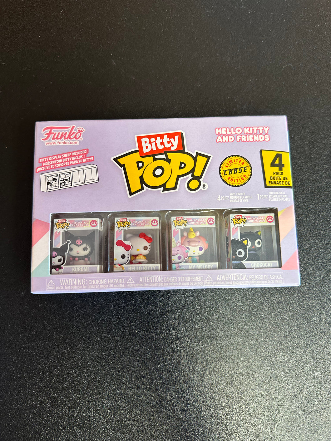 FUNKO BITTY POP HELLO KITTY AND FRIENDS KUROMI CHASE 4 PACK