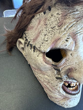 Load image into Gallery viewer, Rubies Texas Chainsaw Massacre Leatherface 3/4 Mask Preowned
