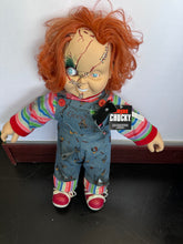 Load image into Gallery viewer, Spencers Bride of Chucky Doll with Knife New With Tag 25” Tall
