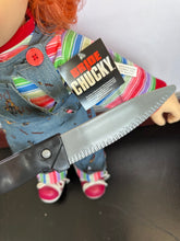 Load image into Gallery viewer, Spencers Bride of Chucky Doll with Knife New With Tag 25” Tall
