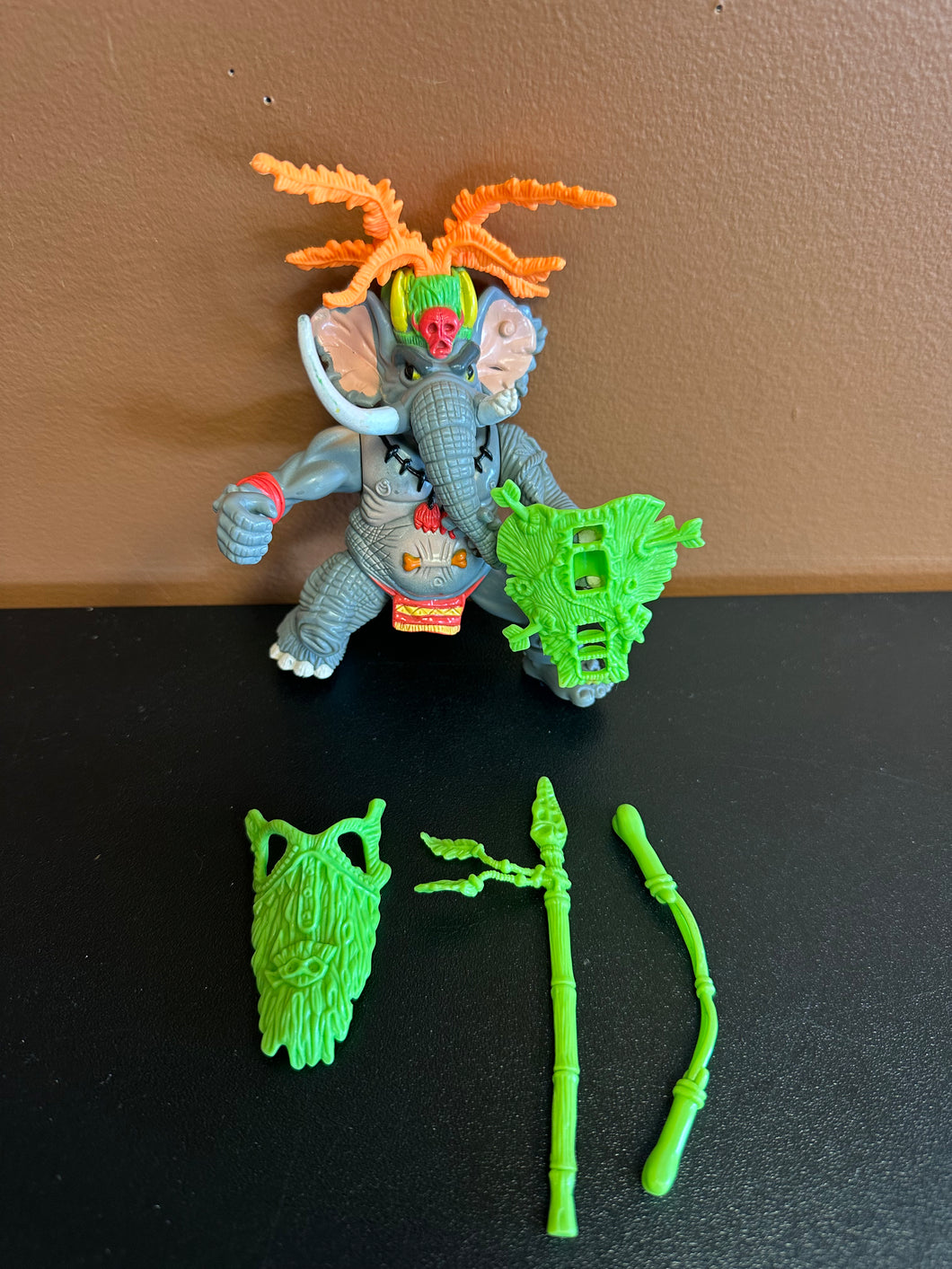 PLAYMATES 1992 TMNT DR. EL COMPLETE ELEPHANT FIGURE