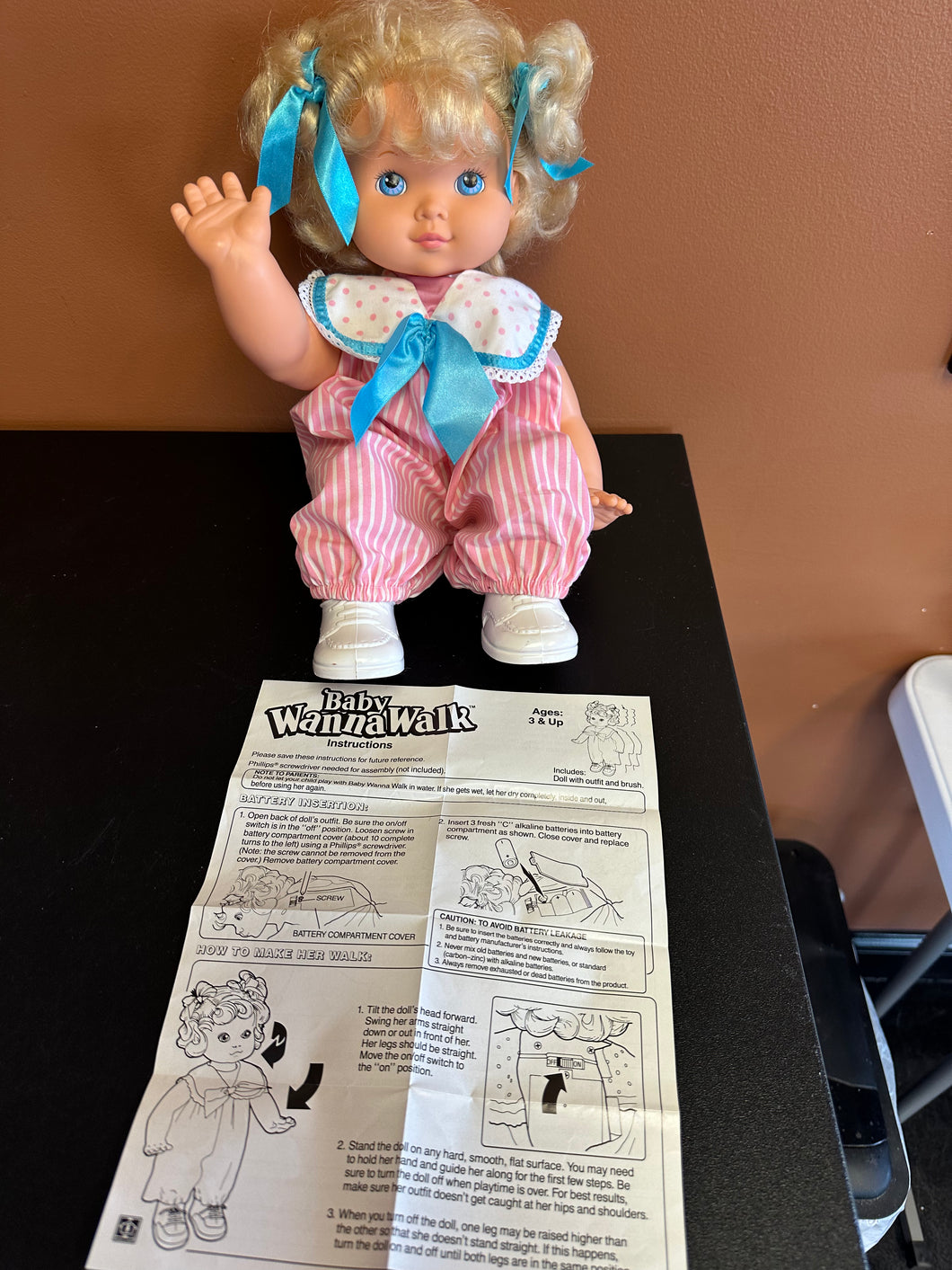 Hasbro Baby Wanna Walk Doll Works!