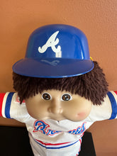 Load image into Gallery viewer, Cabbage Patch Kids 1988 MLB Atlanta Braves Brunette Boy Preowned Doll
