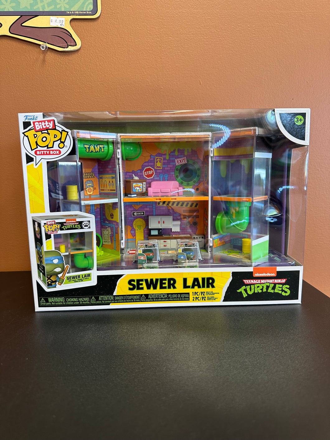 FUNKO POP BITTY TEENAGE MUTANT NINJA TURTLES SEWER LAIR