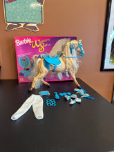 Load image into Gallery viewer, Mattel Barbie Western Star Horse Played with condition
