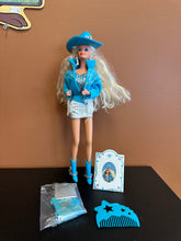 Load image into Gallery viewer, Mattel Western Star Barbie with Accessories Played with condition
