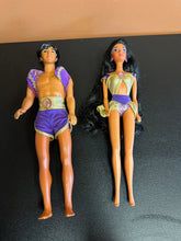 Load image into Gallery viewer, Disney Jasmine and Aladdin Water Jewel Magic Dolls
