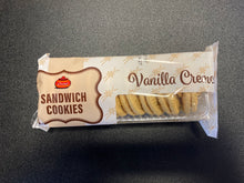 Load image into Gallery viewer, Carleys Vanilla Creme Sandwich Cookies 3.5 oz
