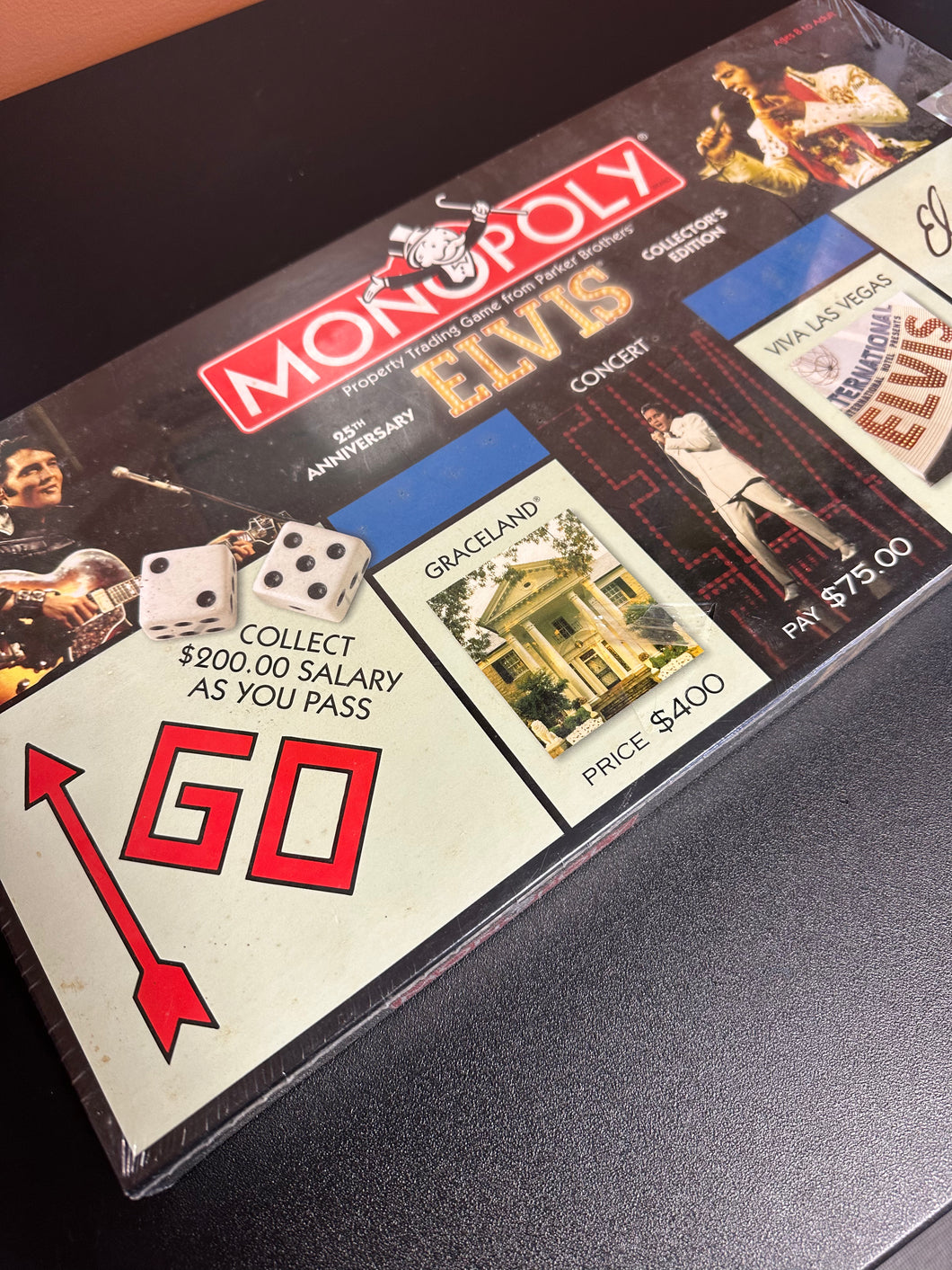 Hasbro Monopoly Elvis 25th Anniversary Collector’s Edition Sealed